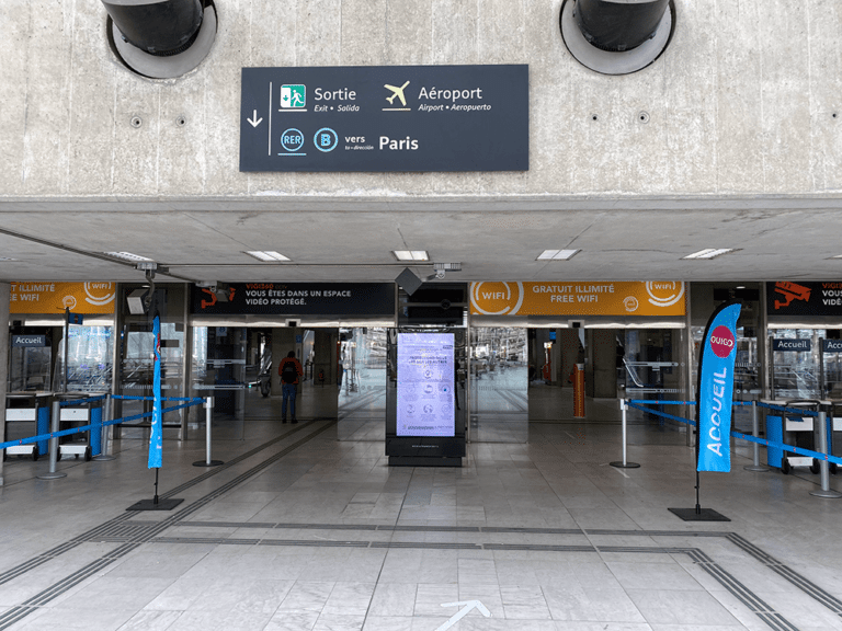 Parcours Entre Gare TGV-RER Et Terminal 2 – AEROPORT CHARLES DE GAULLE ...