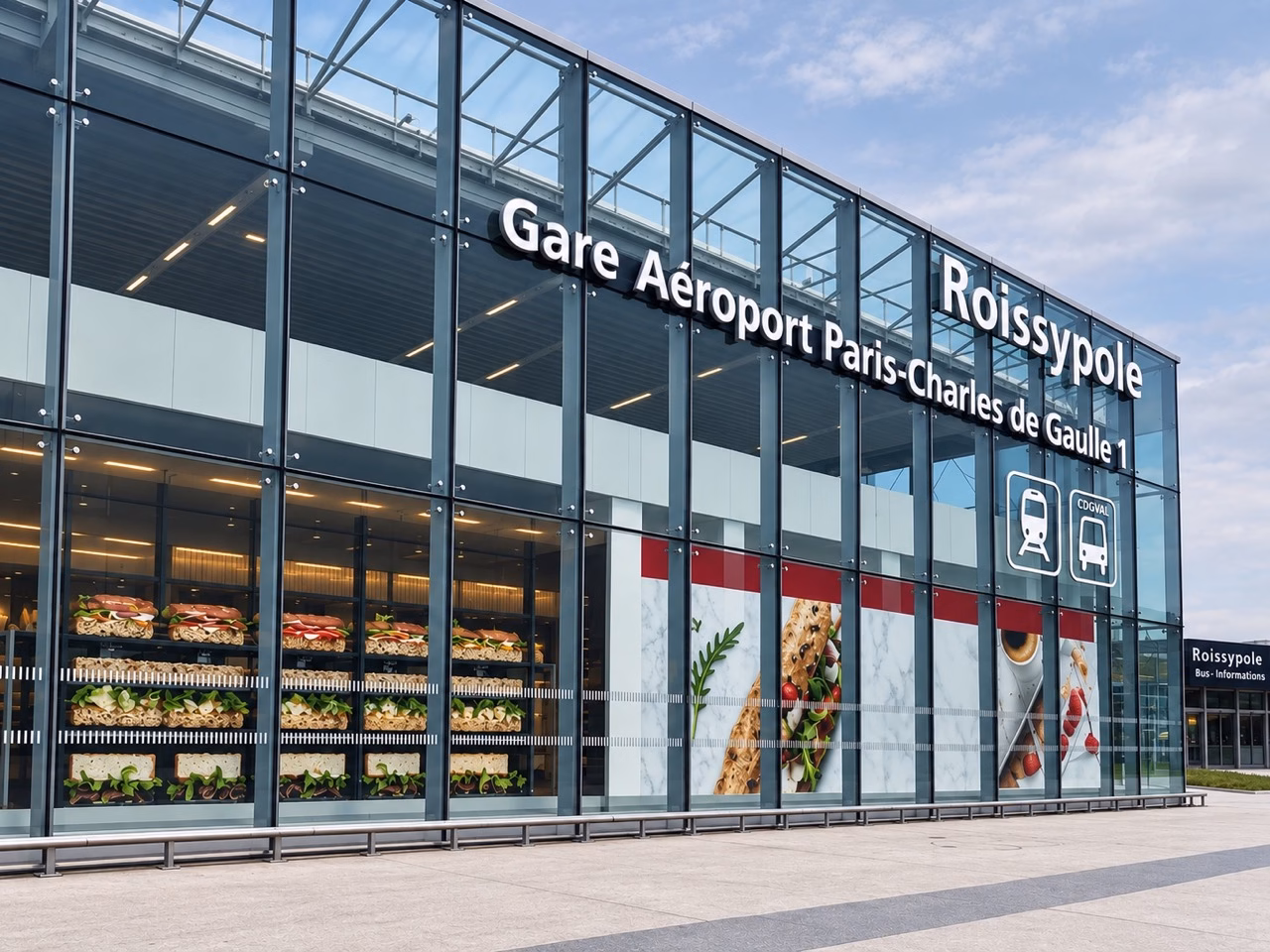 Gare Roissypole T3 aéroport CDG